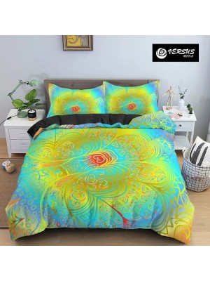 Set Copri Piumone Federe Copripiumino Etnico Mandala Duvet Cover BED0106